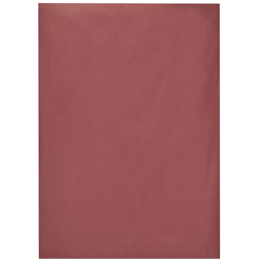 Duvetbezug Mia beere Einfarbig Baumwolle 160 x 210 cm