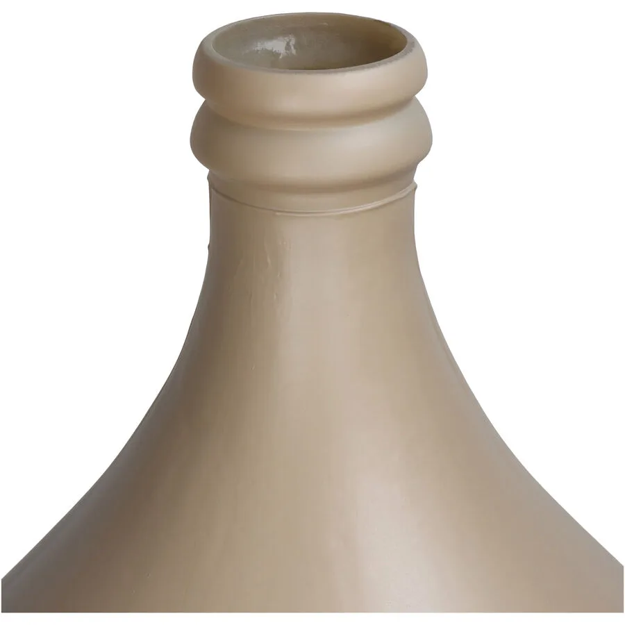 Vase Myko Beige Glas 56 cm