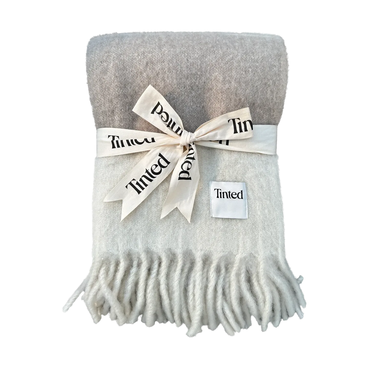 Tinted Hemple ullpläd 130x170 cm Beige-offwhite