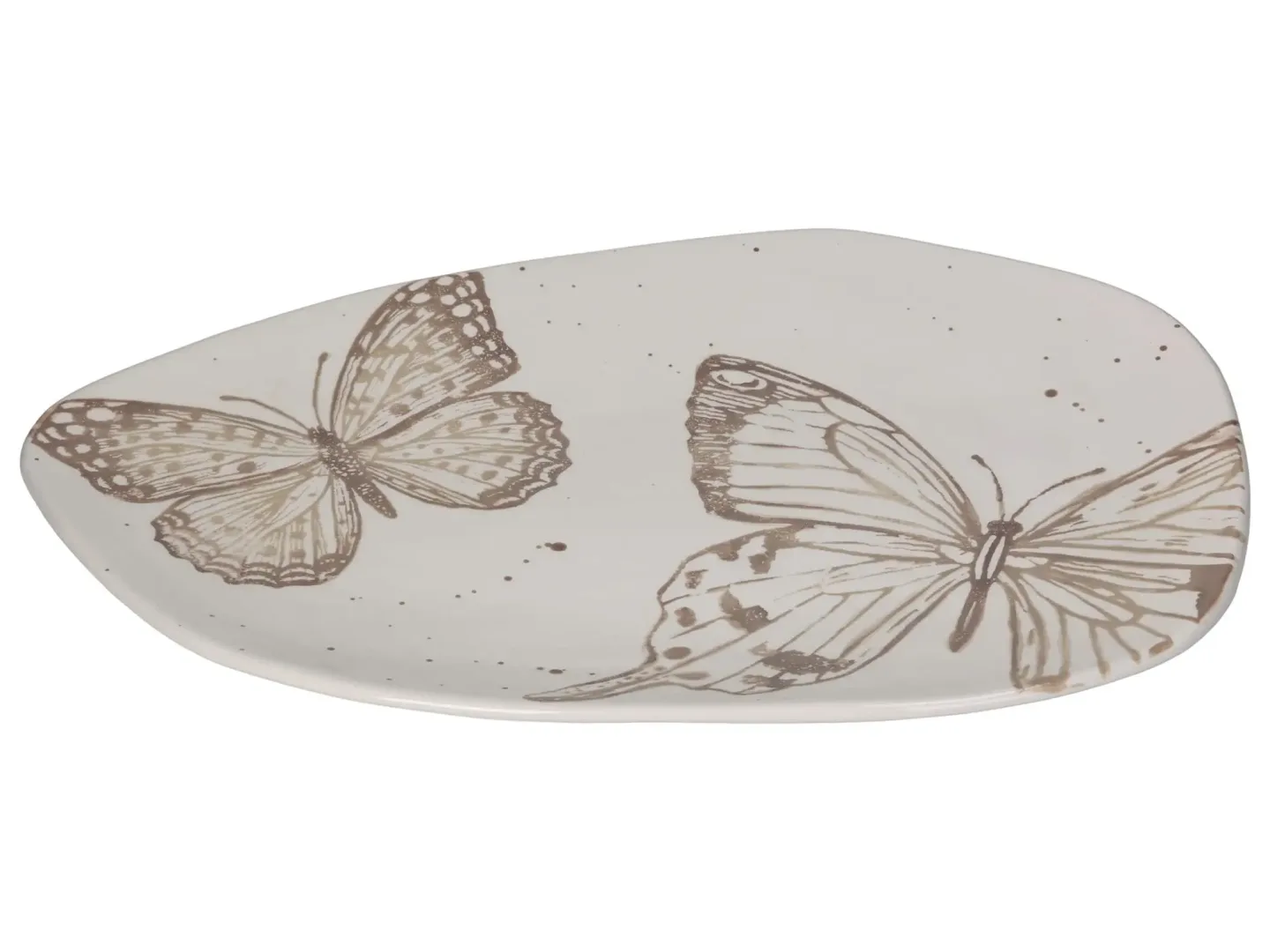 Kersten Tablett Schmetterling, Keramik H: 3 cm Mehrfarbig | Schubiger Möbel