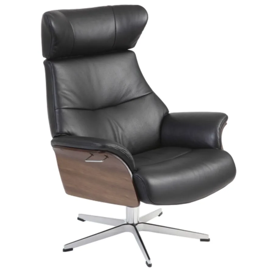 Conform Relaxsessel Airness Schwarz Echtleder T 107 B 80 H 78 cm - Möbel Konfigurator: Traummöbel individuell zusammenstellen