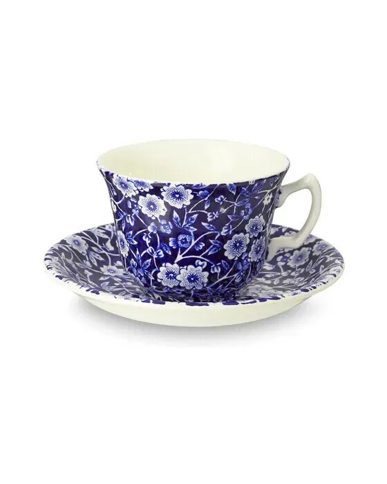 Blue Calico tekop med underkop