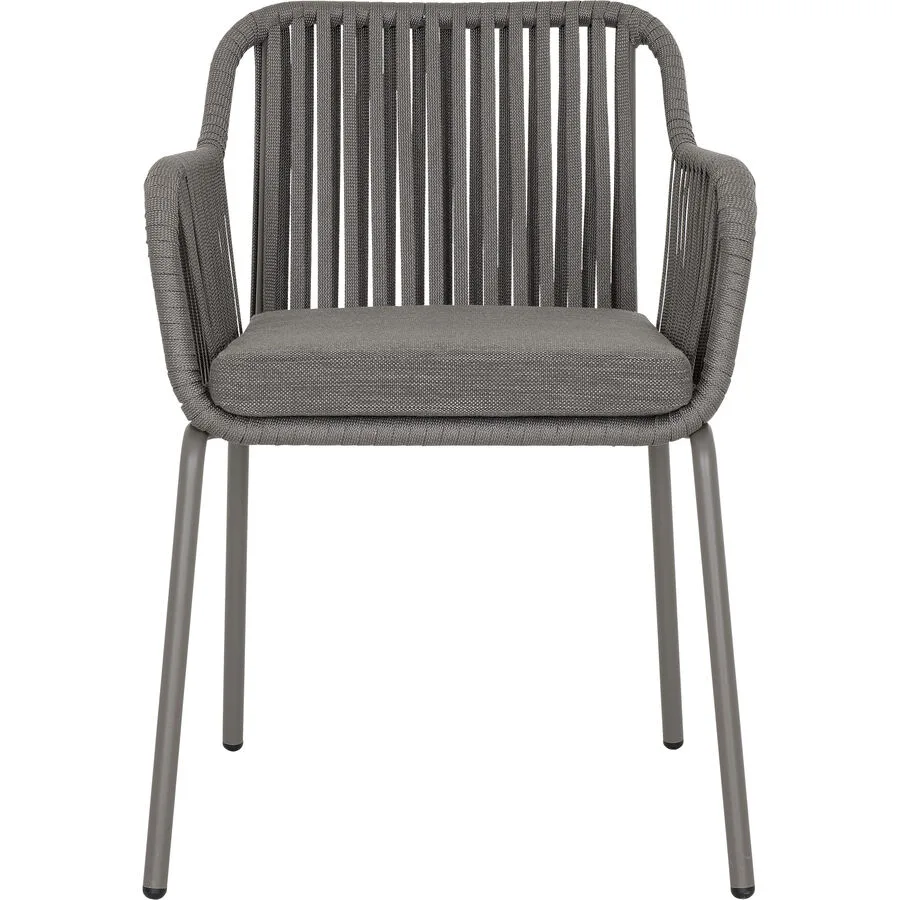 Gartenstuhl Janina braun Aluminium/Polyester