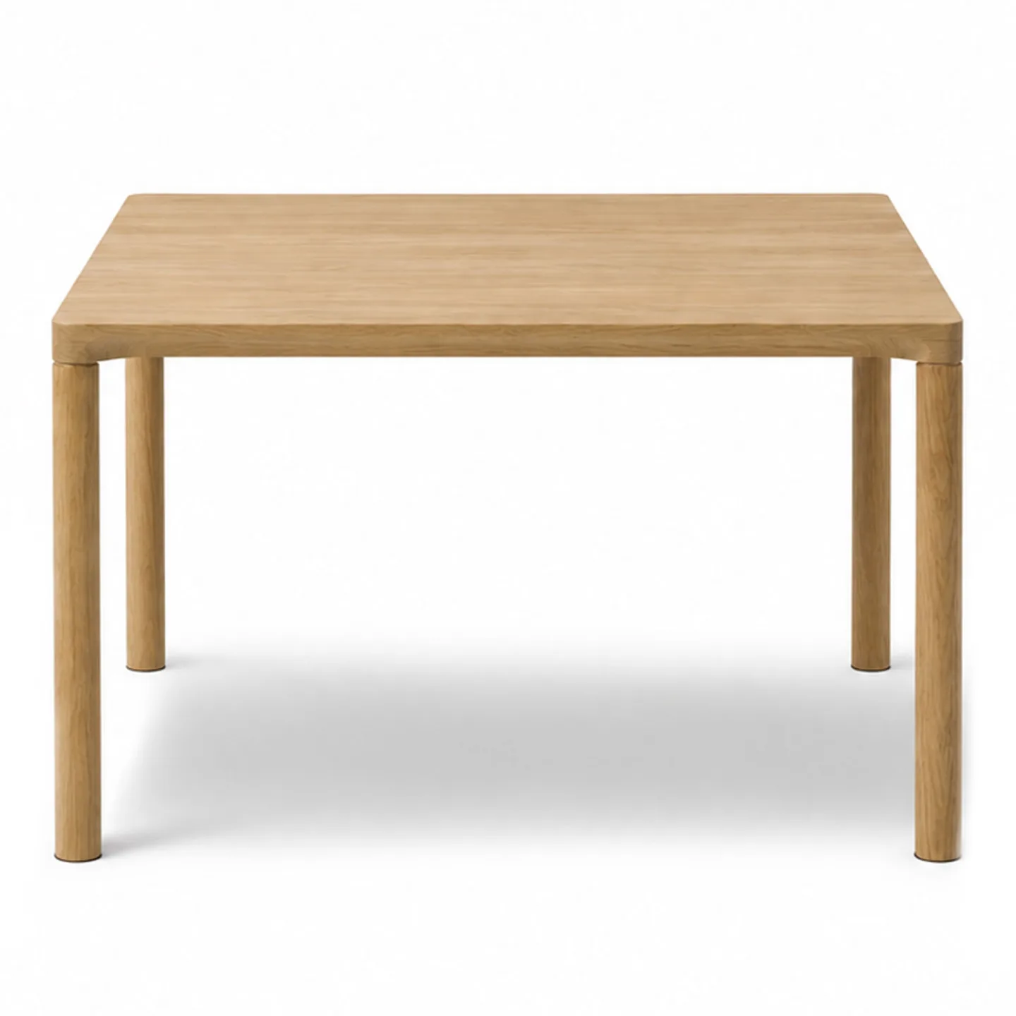 Fredericia Furniture - Piloti soffbord 63 x 63 cm oljad ek - Soffbord - Hugo Passos - Brun - Trä