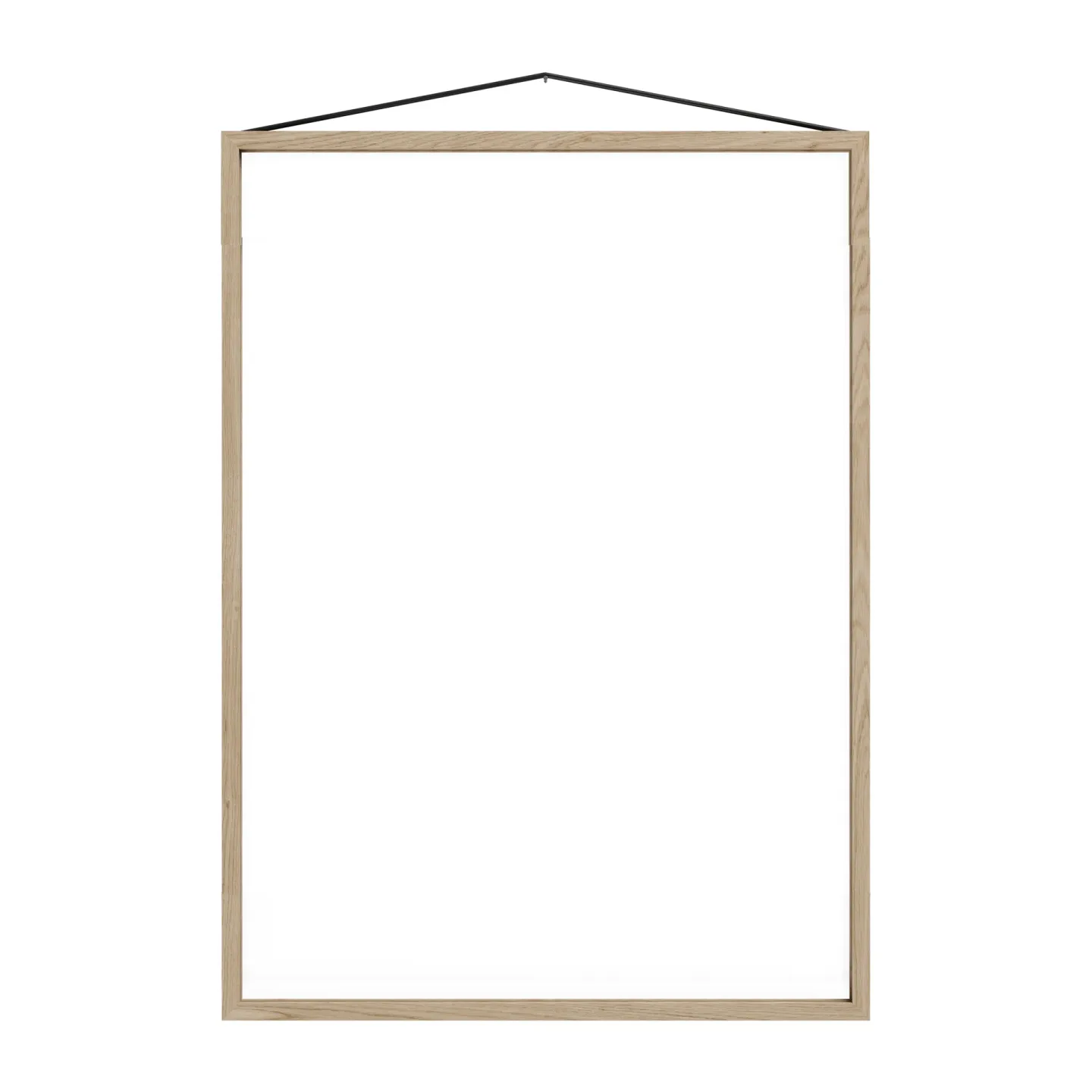 MOEBE Moebe Rahmen aus Eiche 50 x 70 cm Transparent, Wood, Black