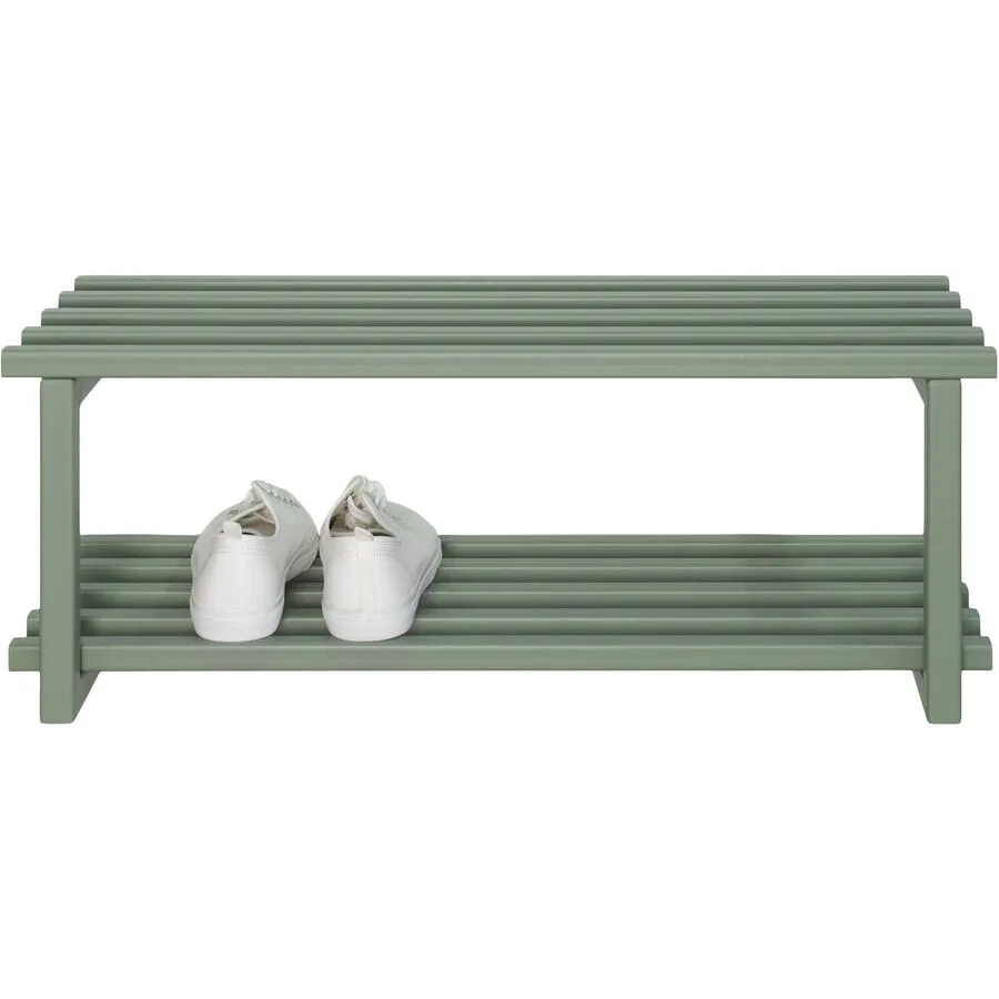 Spinder Design Schuhregal Hesta dusty green Stahl B 71 H 26 cm