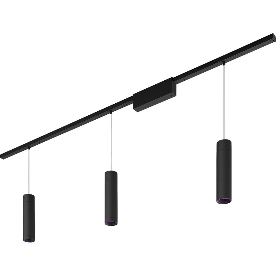 Pendellampe Philips Hue Schwarz Metall 171.5 cm - LED - Lichtfarbe: Extra warmweiss - Helles Neutralweiss - LED Energiesparlampen