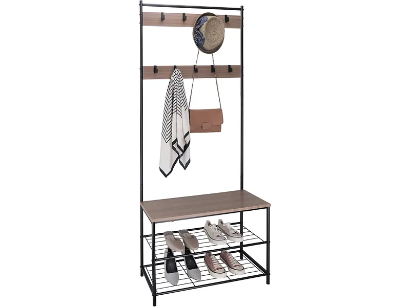 Garderobe HOLD 32x70x175cm braun