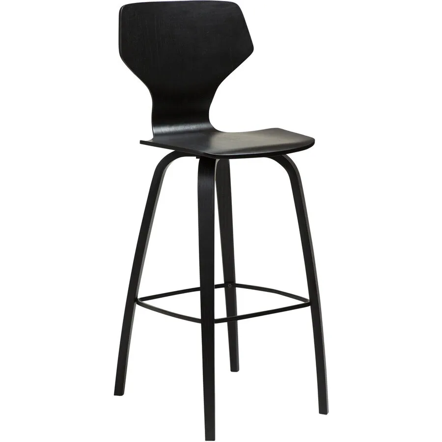 DAN-FORM Barhocker 2er-Set S.I.T black Sperrholz H 109.5 cm