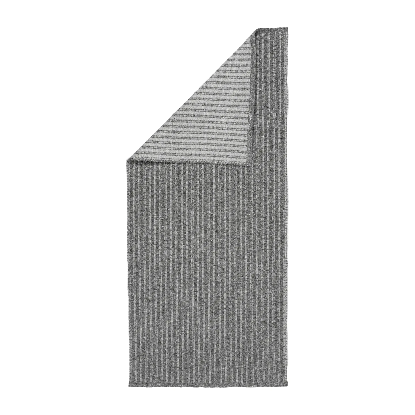 Scandi Living Harvest Teppich dunkelgrau 70 x 250cm
