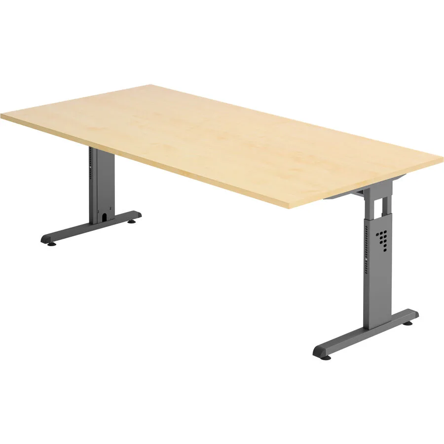 Schreibtisch Office Ahorn Holzwerkstoff B 200 T 100 cm