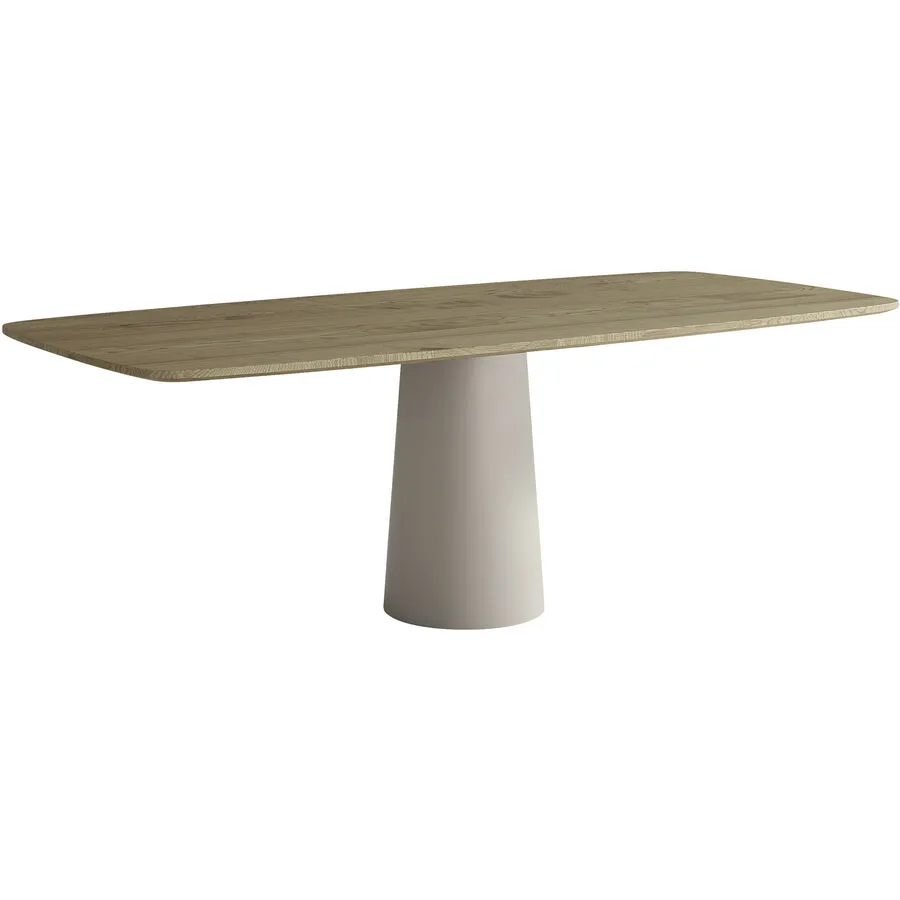 Tisch Cinto natur Esche, Metall Massivholz B 100 T 220 cm