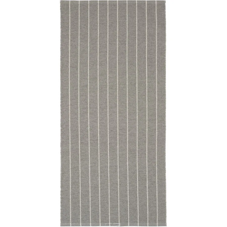 HORREDSMATTAN Outdoor-Teppich Rand grau Streifen Mischgewebe 70 x 250 cm