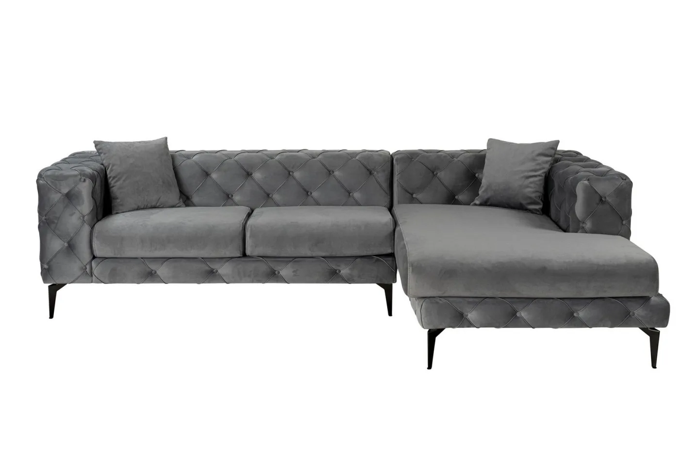 Beachport 3-sits Soffa med Divan Höger - Antracit