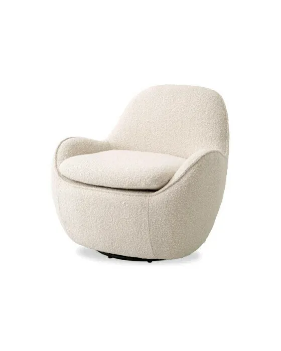 Cupido stol bouclé cream