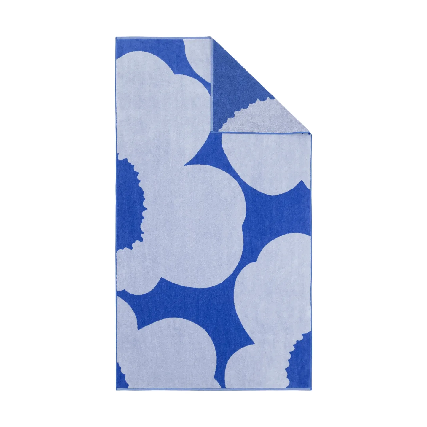 Marimekko Iso Unikko Badehandtuch Blue-blue lilac, 100x180 cm