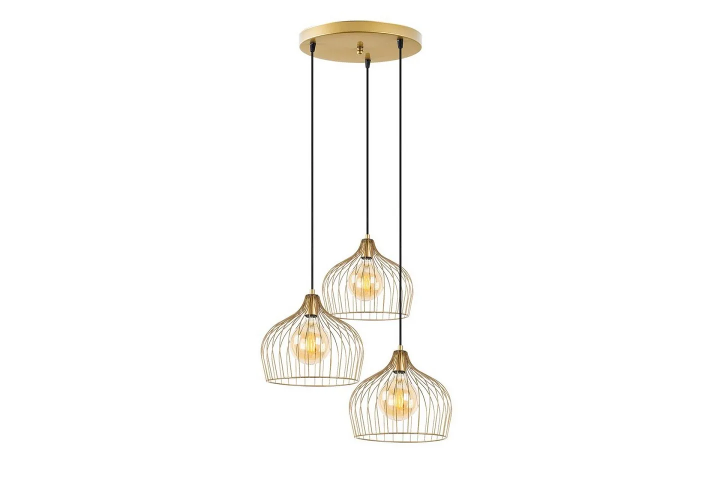 Taklampa Meron Shiny Gold Circle - Guld