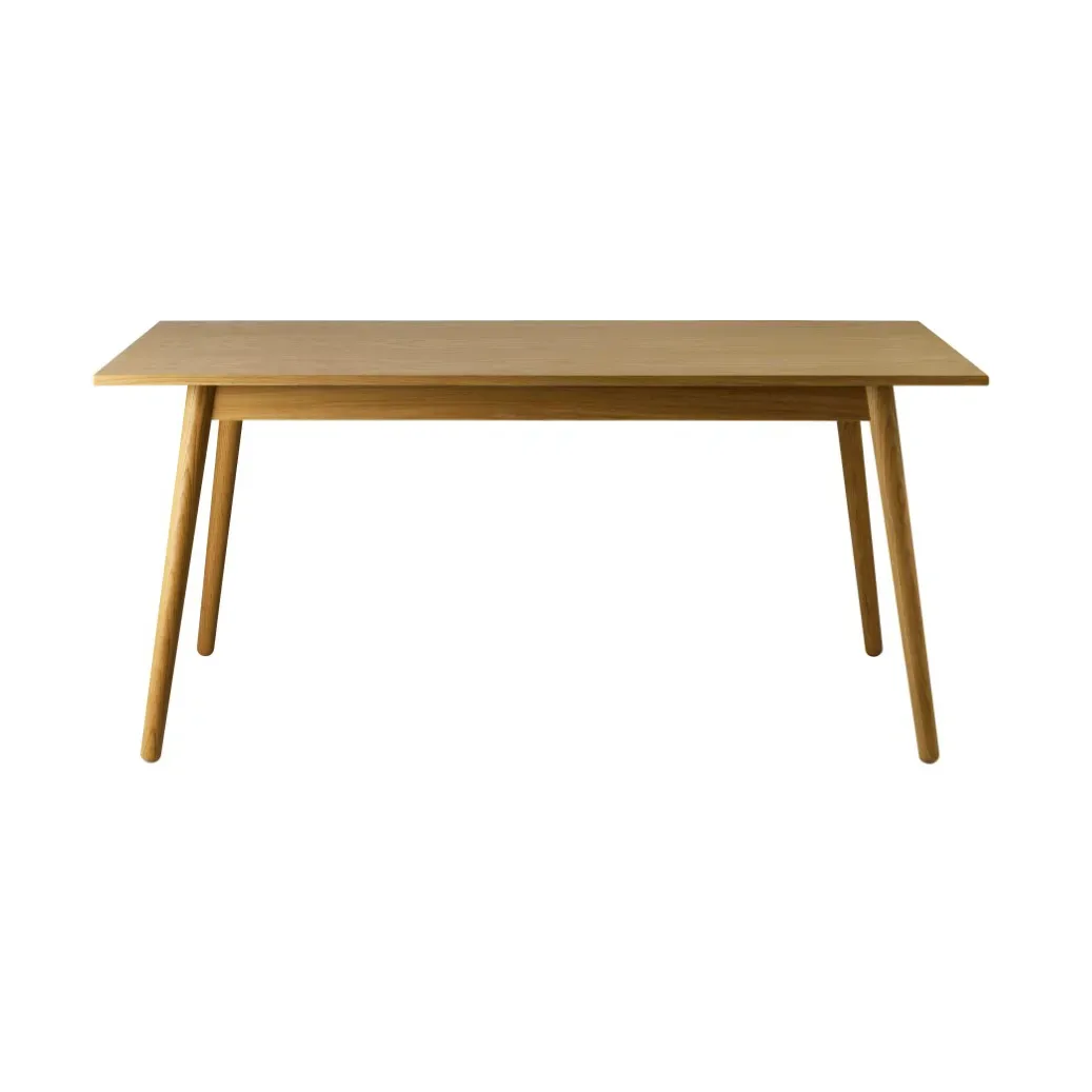 FDB Møbler C35B Esstisch 82x160 cm Oak nature-oak nature lacquered