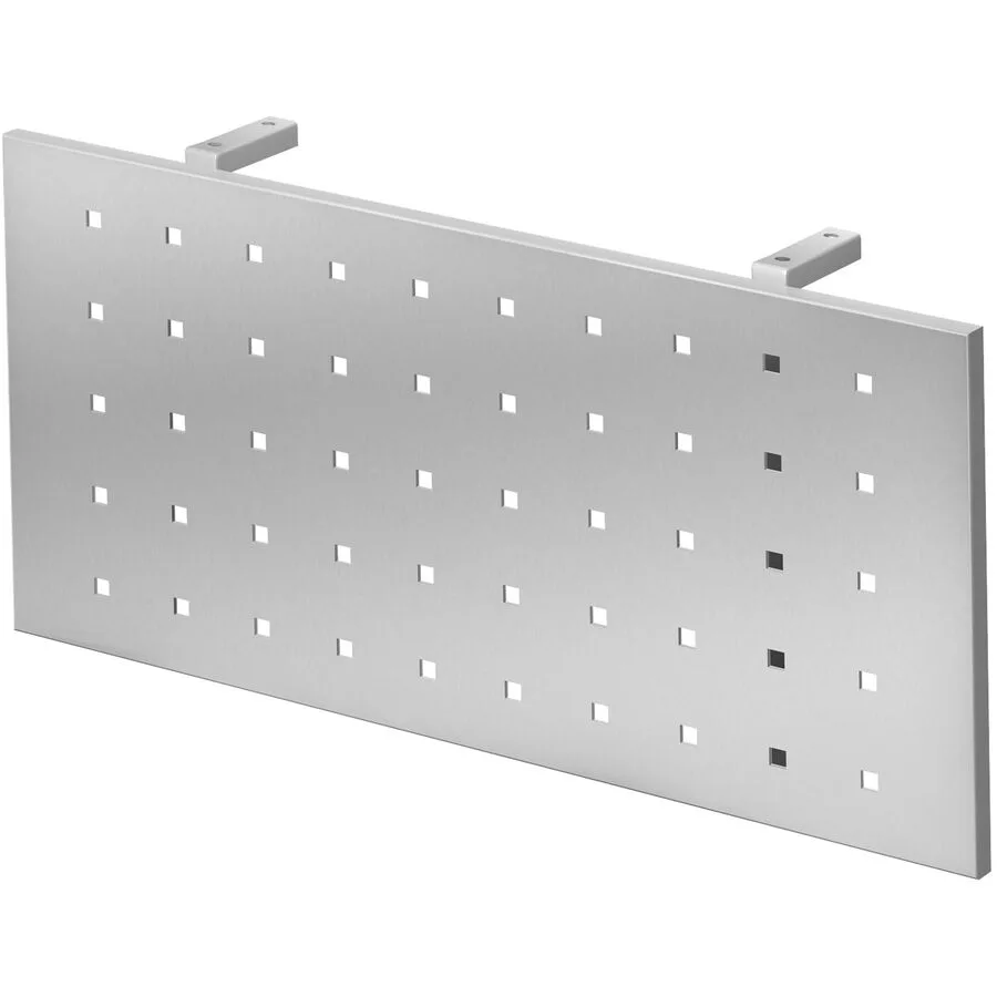 Sichtblende Office Silber Metall 80 cm