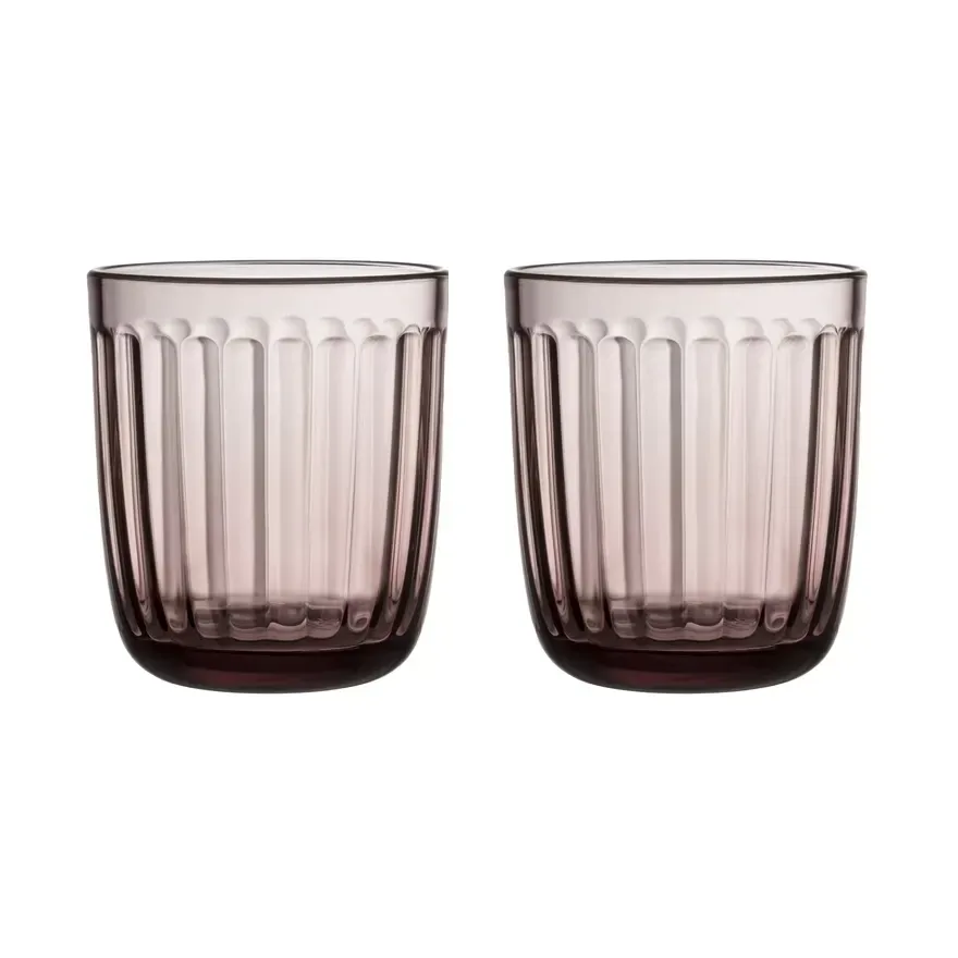 Iittala Raami Wasserglas 26 cl 2er-Pack Heide