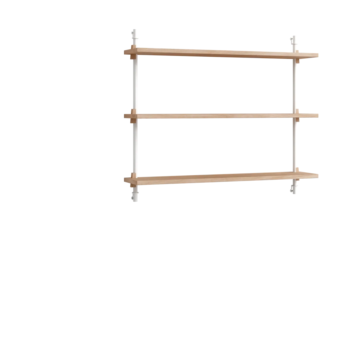 MOEBE Moebe wall shelving ws.65.1 Ek-vit