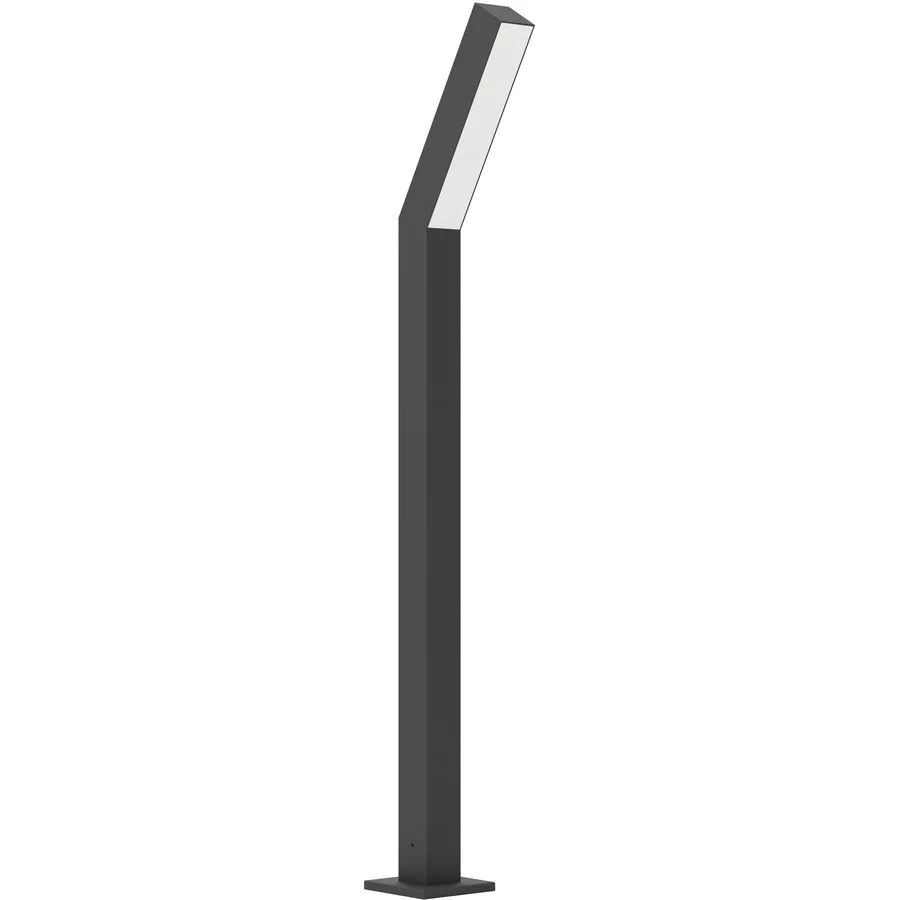 Eglo Stehlampe aussen Ugento Schwarz Aluminium/Stahl 4 cm 79 cm - LED - Lichtfarbe: Warmweiss - LED Energiesparlampen