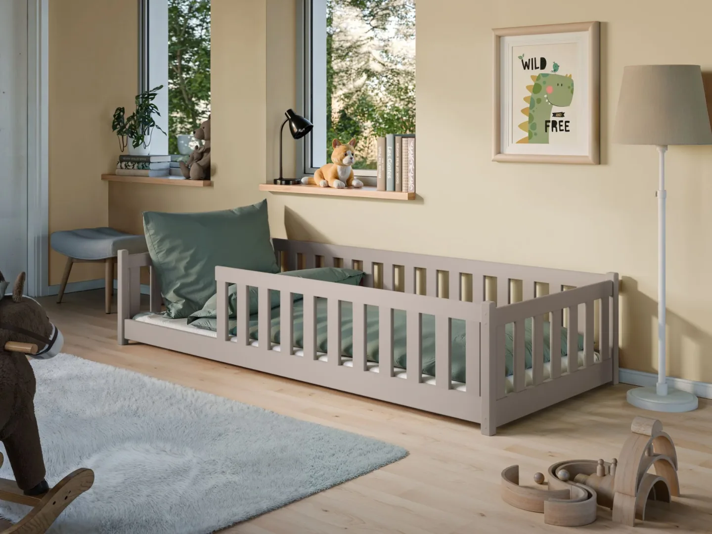 Drømmerom - Bella juniorseng 80x160 kasjmir – perfekt kombinasjon av design og funksjon