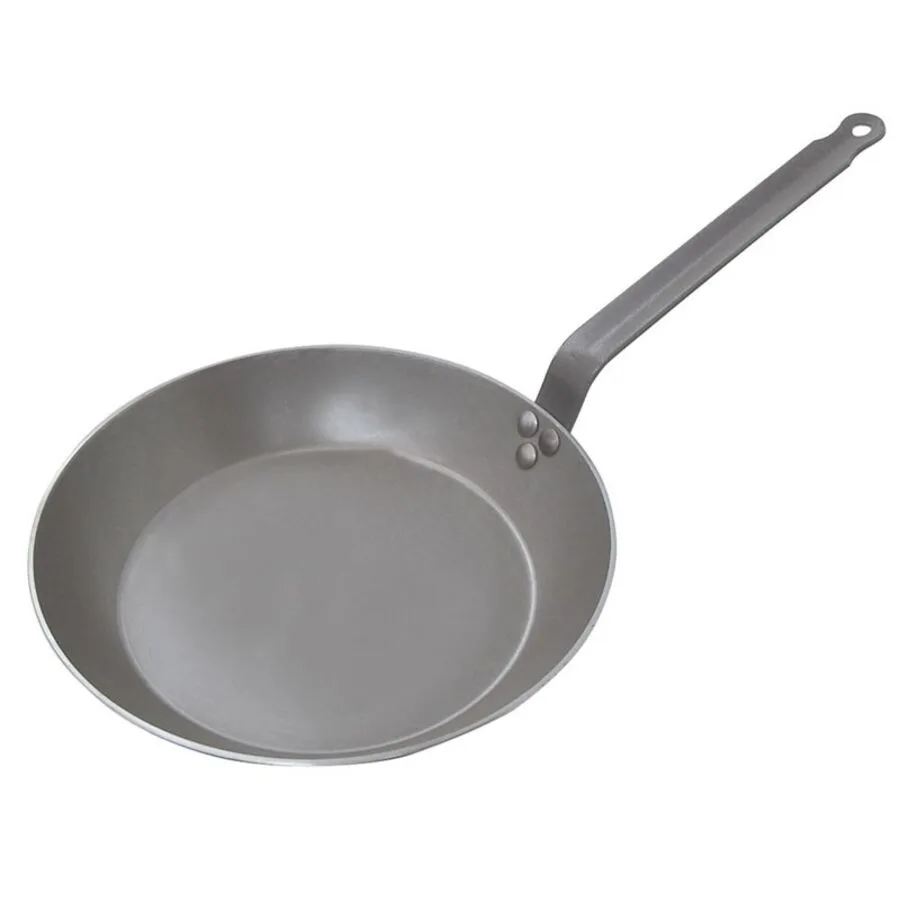De Buyer Bratpfanne Carbone Plus Grau Blech/Stahl 24 cm 3.5 cm 24 cm - Farbe: Stahlblech