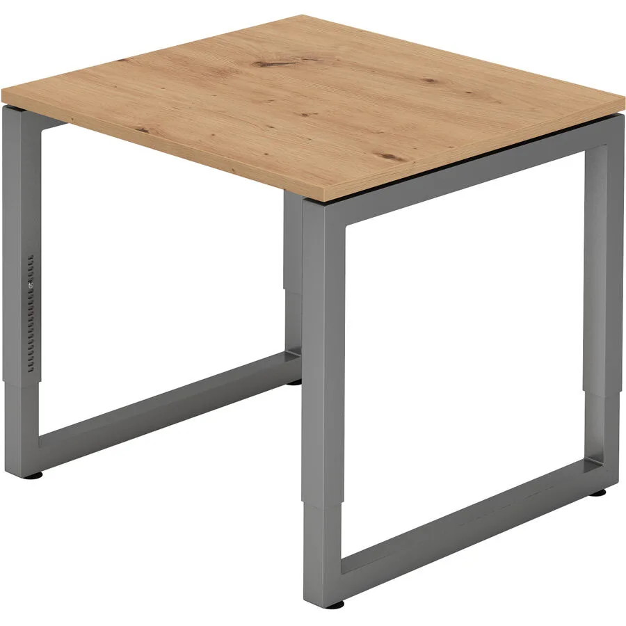 Schreibtisch Office Asteiche Holzwerkstoff B 80 T 80 cm