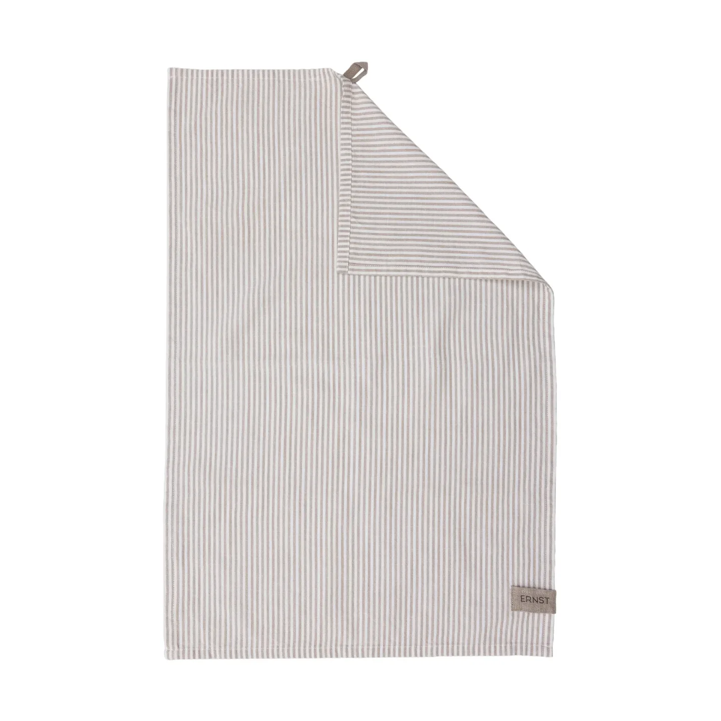 ERNST Ernst Geschirrtuch schmal gestreift 47x70 cm Beige-weiß gestreift