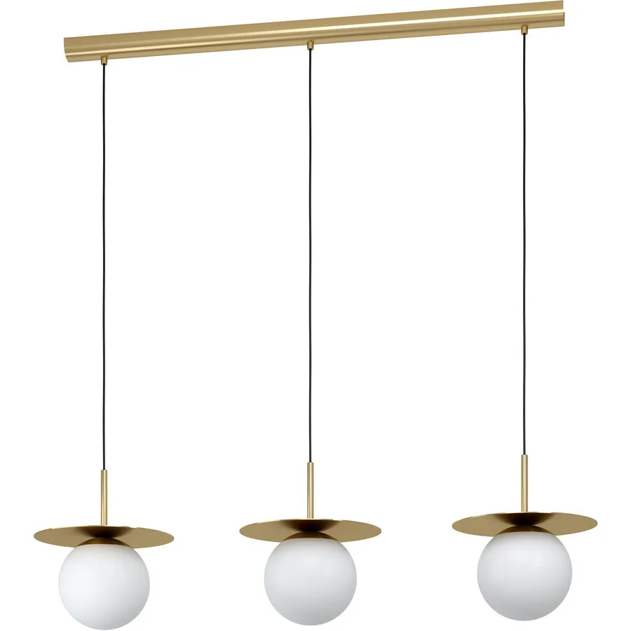 Eglo Pendellampe Arenales Stahl 27.5 cm 150 cm - Farbe: messing