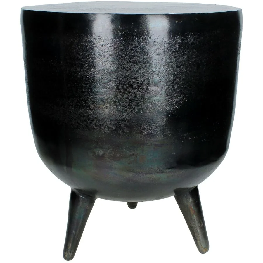 Hocker Levend Schwarz Aluminium 33 cm 39 cm
