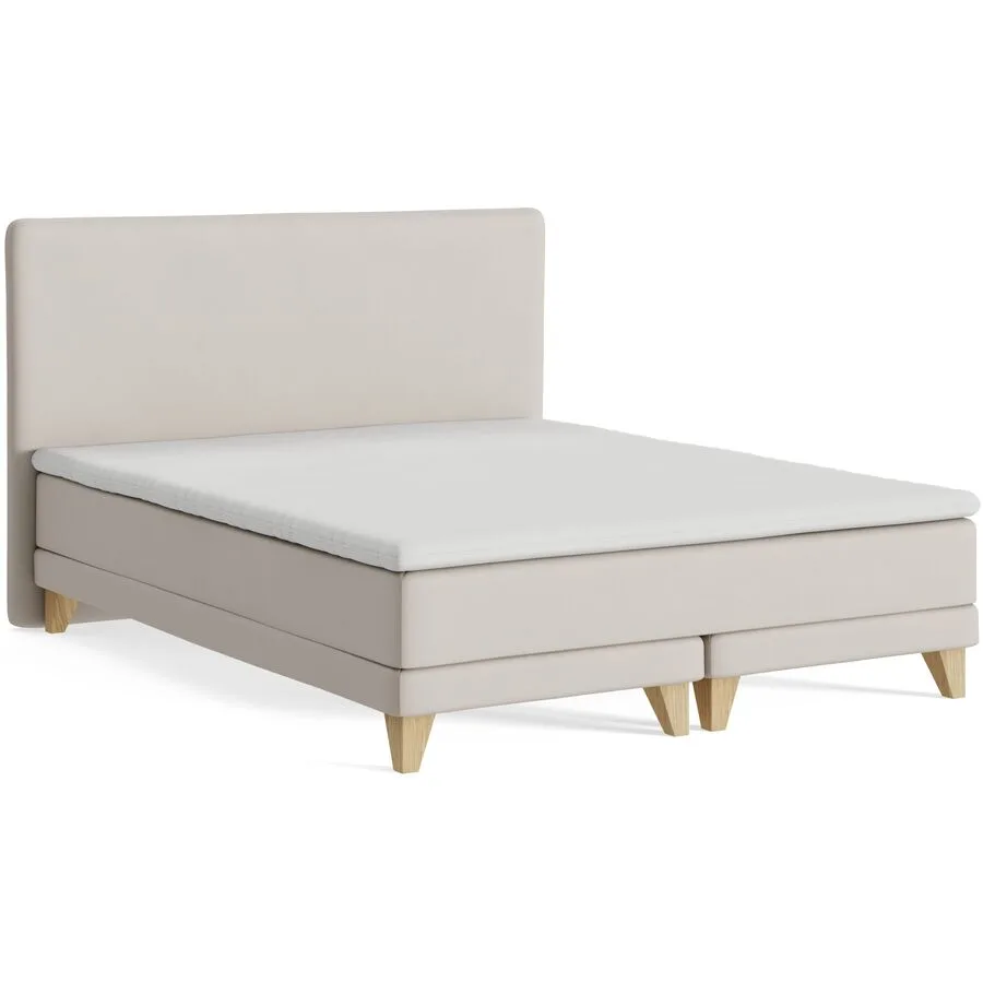 Boxspringbett President Beige Stoff 160 x 200 cm - Möbel Konfigurator: Traummöbel individuell zusammenstellen