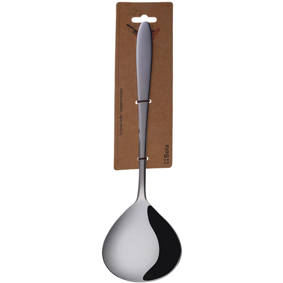 Sola Schöpflöffel Organic Silber Chromnickelstahl 18/10