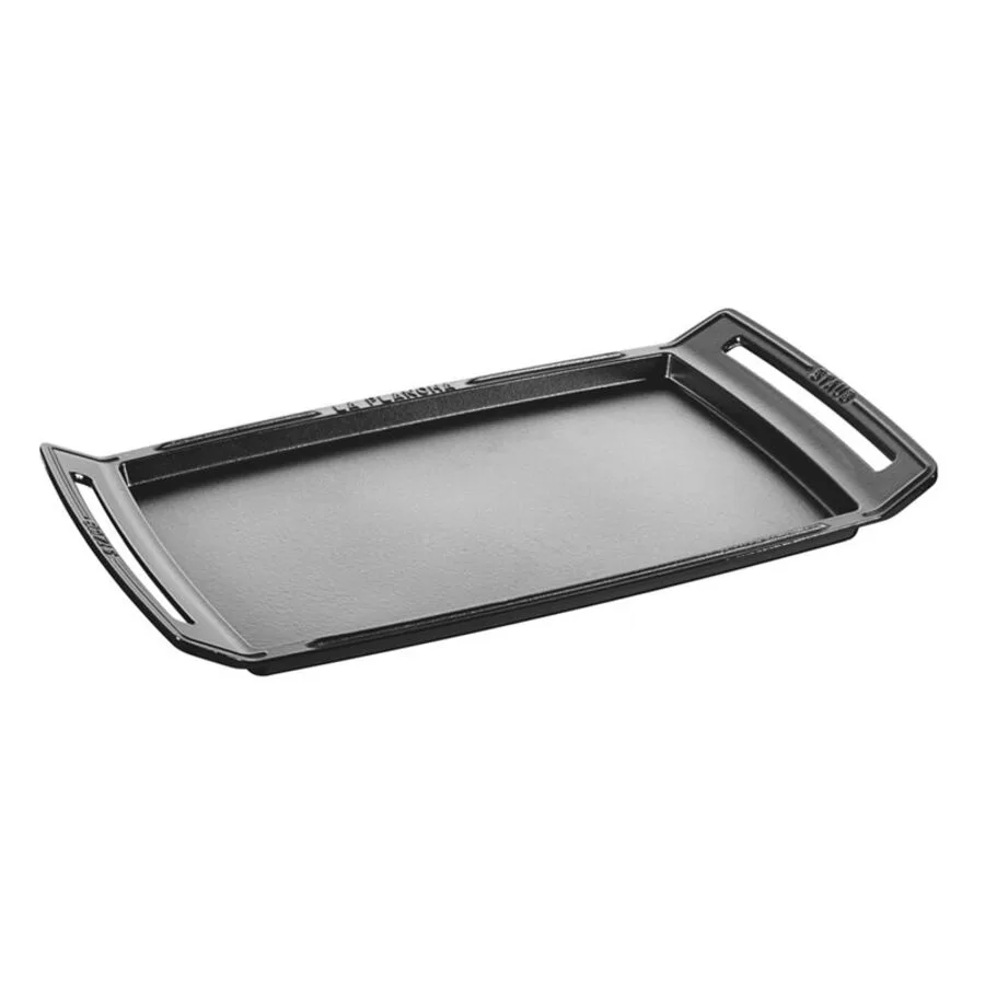 Teppanyakiplatte STAUB schwarz Gusseisen B 38 cm