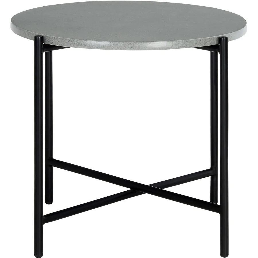 Beistelltisch Mao schwarz Metall B 50 H 42 cm