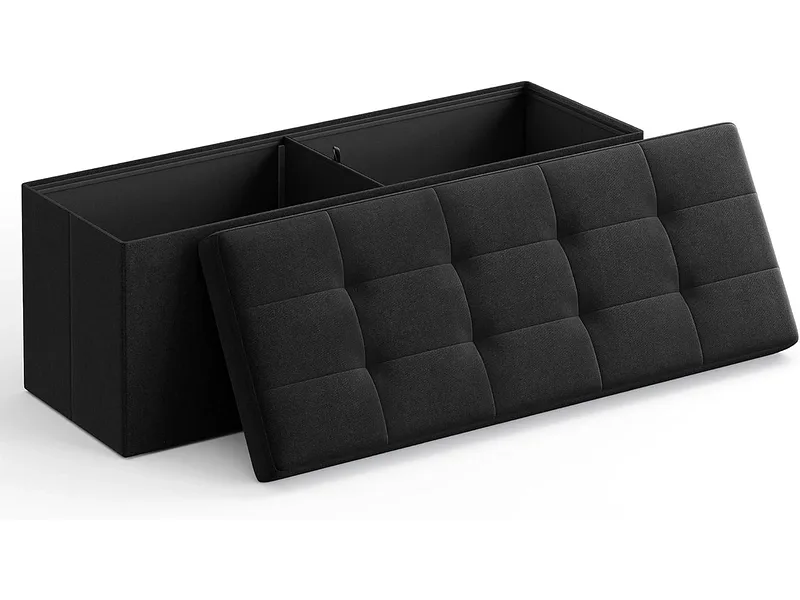 Bettkasten SONGMICS TRUNK Stoff schwarz