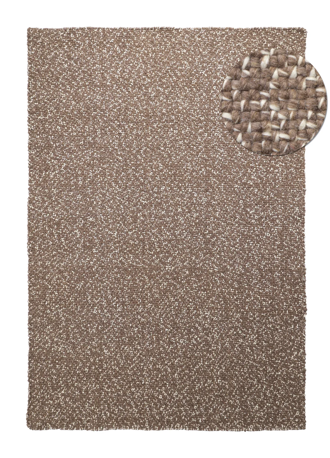 Innendørs/Utendørs tepper - Orta Wool Look (brun) (Størrelse: 160 x 230 cm)
