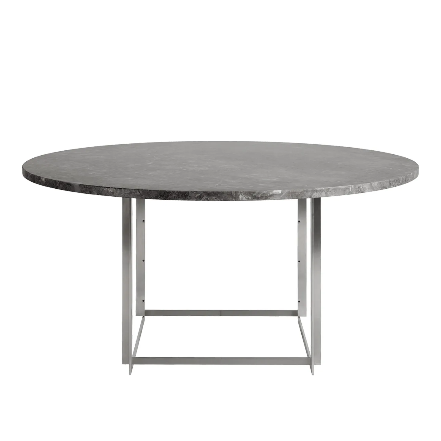 Fritz Hansen - PK54, Svart marmor - Matbord - Poul Kjærholm - Svart - Metall/Sten