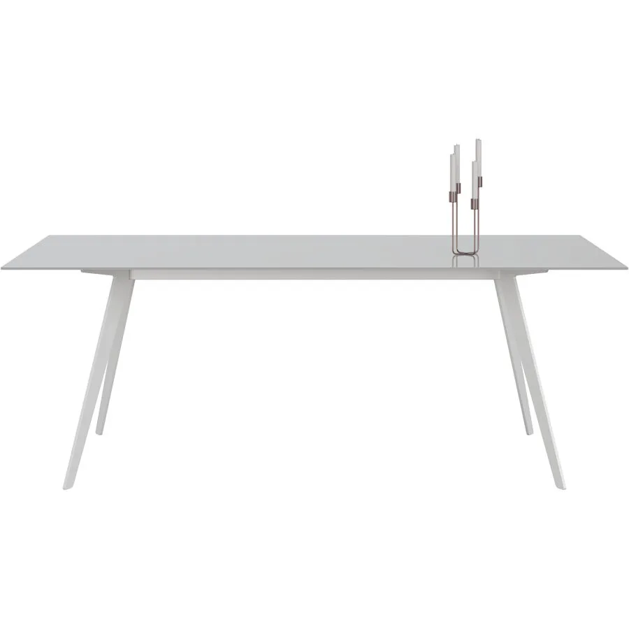 Esstisch Tame Weiss Glas 100 cm