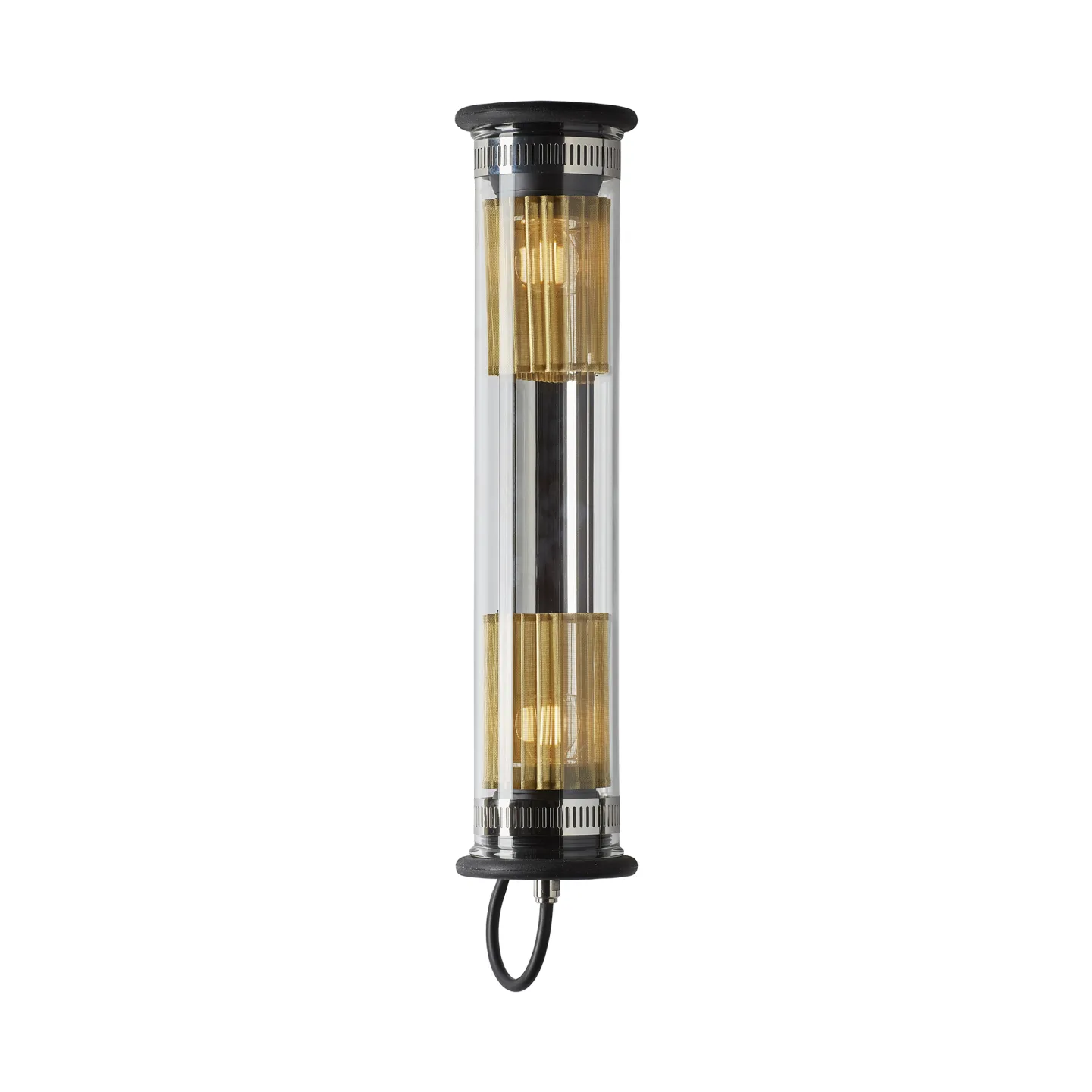 DCWéditions - In The Tube 100-500, Black Stopper, Silver/Gold - Vägglampor - Dominique Perrault,Gaëlle Lauriot - Silver - Glas/Metall