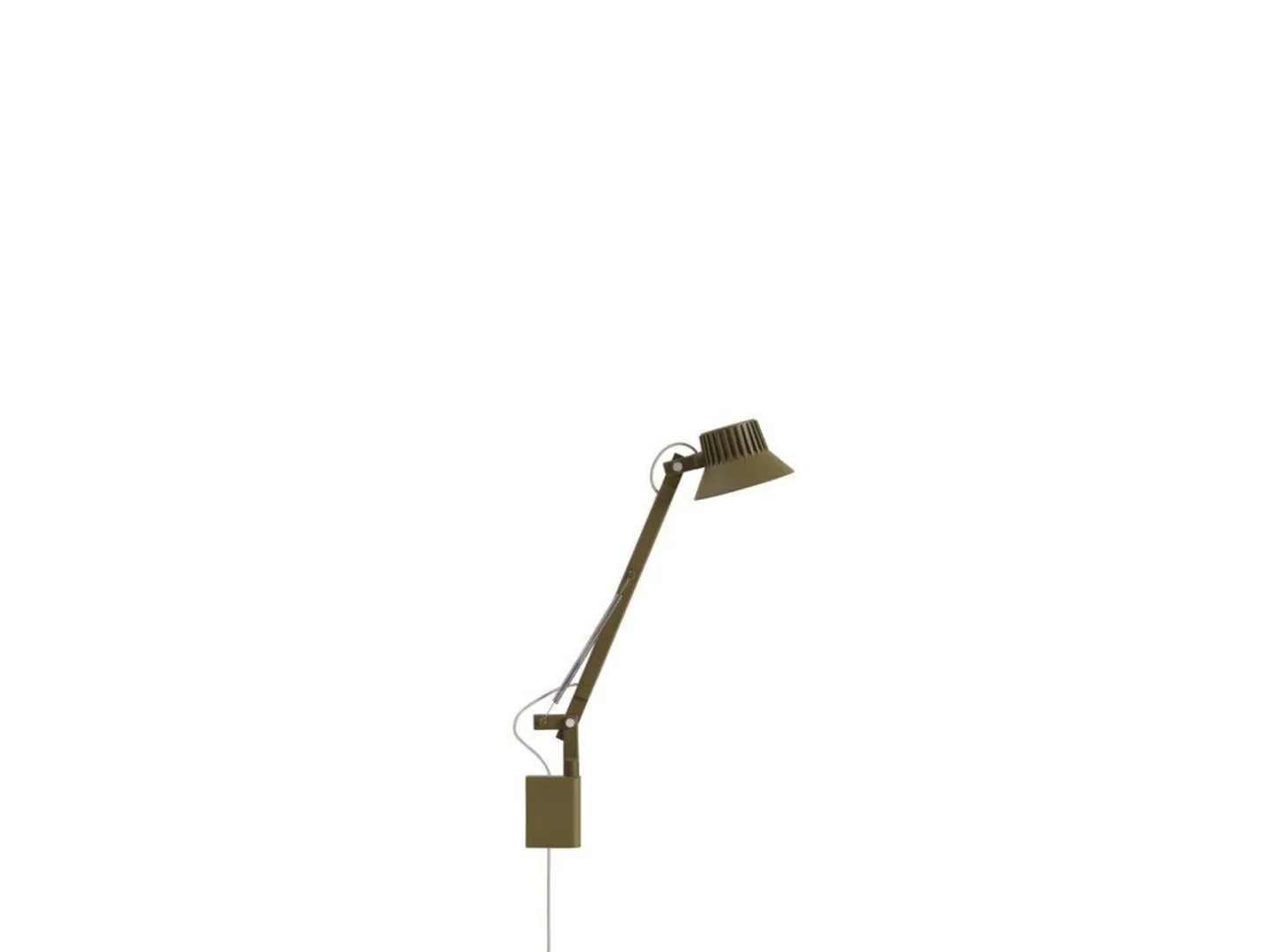 Dedicate Wandleuchte S1 Brown Green - Muuto - Arbeitszimmer / Büro - Aluminium