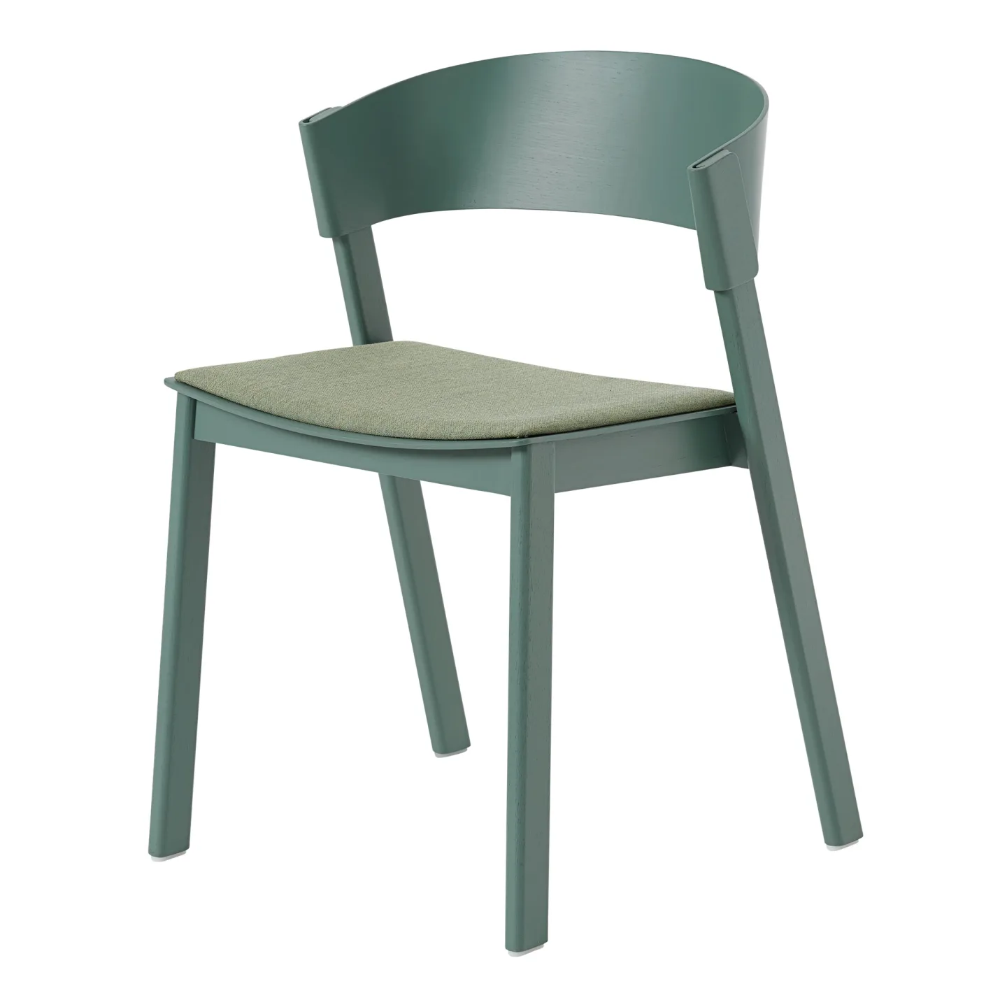 Muuto - Cover Side Chair Grey/Remix 123 - Matstolar - Thomas Bentzen - Trä/Textilmaterial
