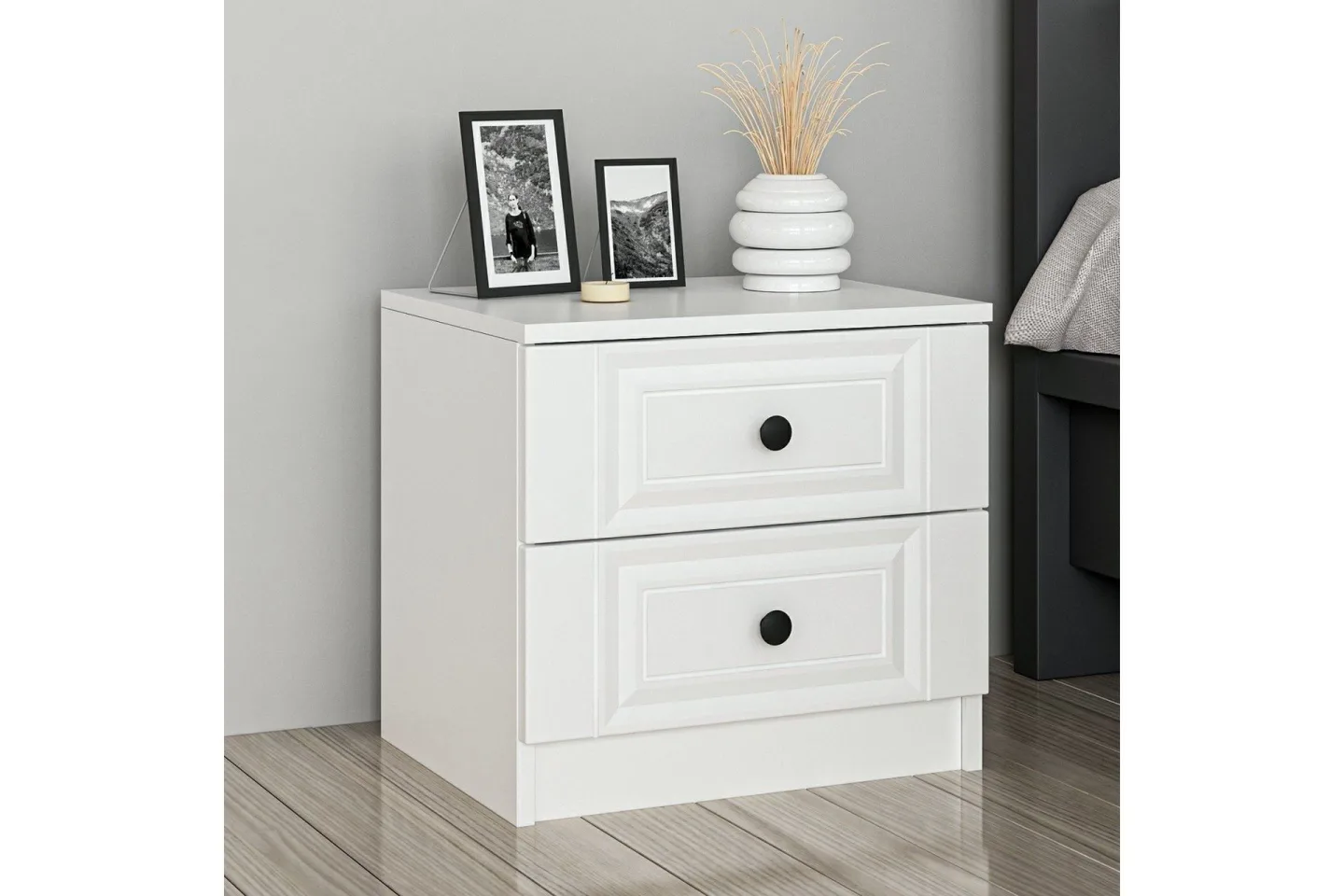 Fruitland Sängbord 54 cm - Vit
