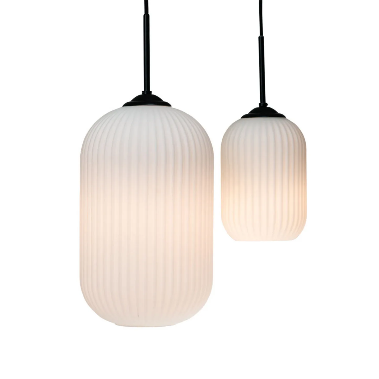 Riflet Pendel Opal D20 - Dyberg Larsen - Stue - Glas - Med én lyskilde