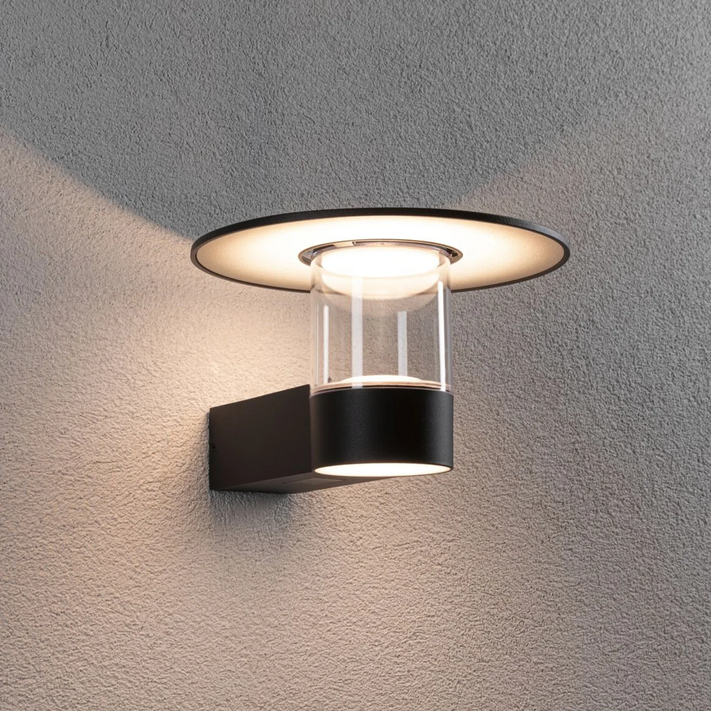 Sienna Utendørs Vegglampe SWR Antrasitt - Paulmann - Moderne - Aluminium - Med en lyskilde