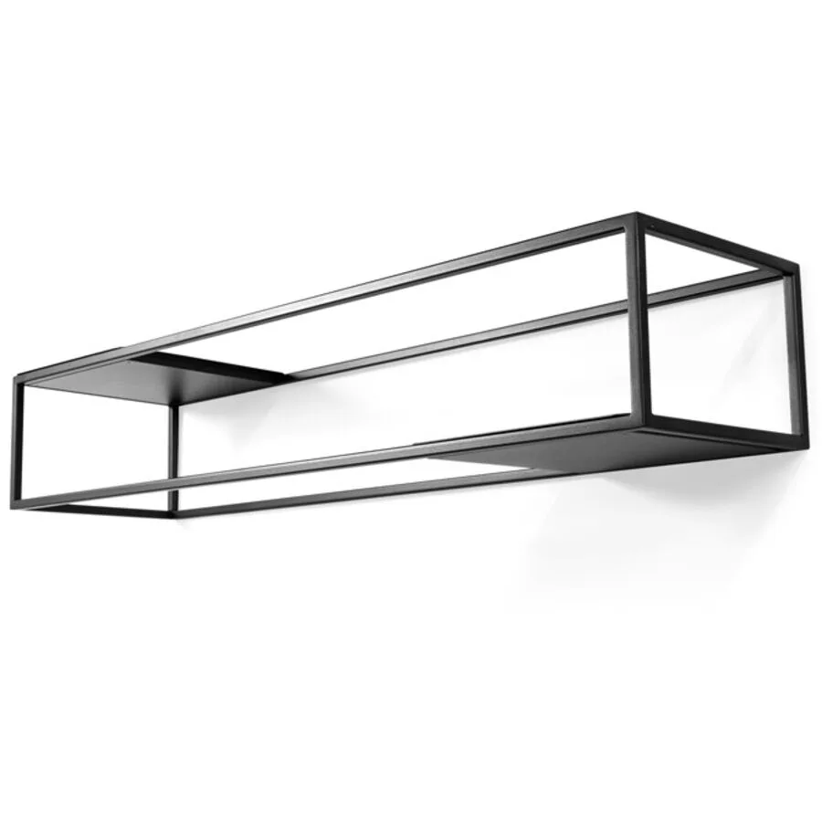 Spinder Design Garderobenleiste Skadi Schwarz Stahl 21 cm