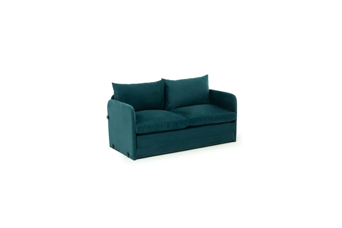 2-sits bäddsoffa Rubby (128 x 70 x 66 cm) Petrolgrön - Petrolgrön