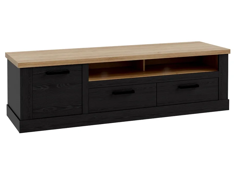 TV-Möbel DURO 179.3cm schwarz
