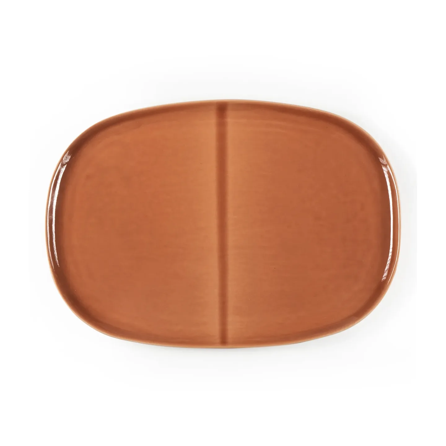 Heirol Heirol x Nosse Svelte Teller oval 30cm Terracotta